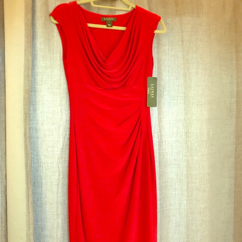 Beautiful red Ralph Lauren dress NWT